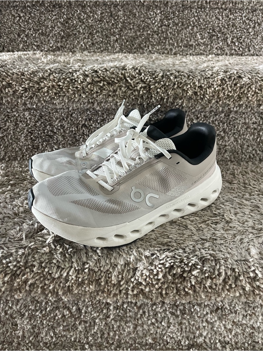 On cloud shoes
